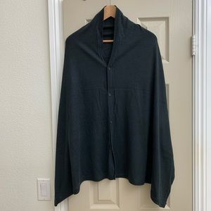 UGG black shawl wrap sweater size S